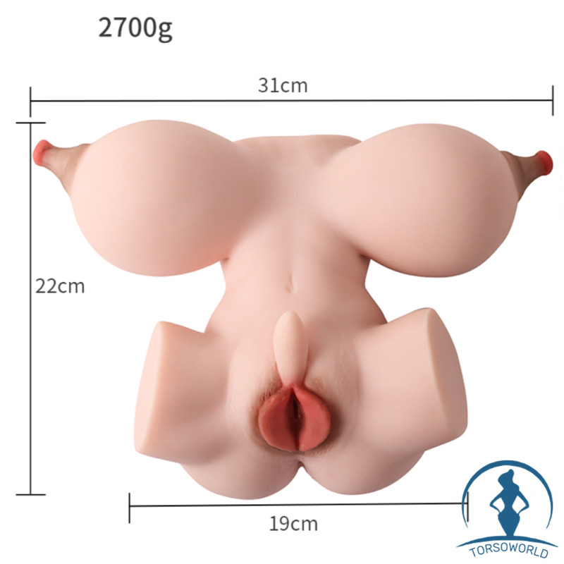 Linny: 2.7KG Aiyuan TPE Doll Beste große Titten Torso Masturbator Brust-Sexspielzeug