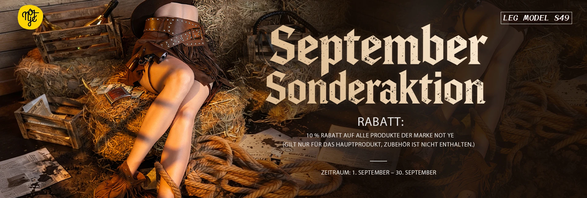 Banner für das „Not Ye!“-Event im September
