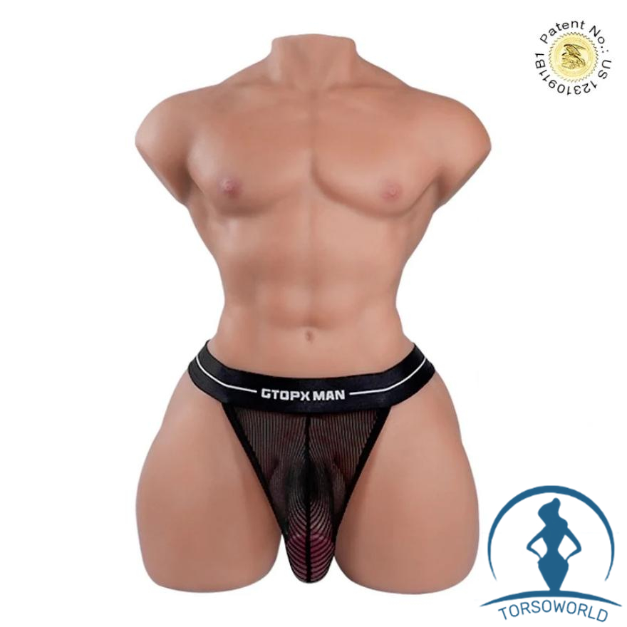 Mark Pro Wheat: Männliche TPE Sextorso Tantaly Hautton—Version 3.0 (ohne Penis)