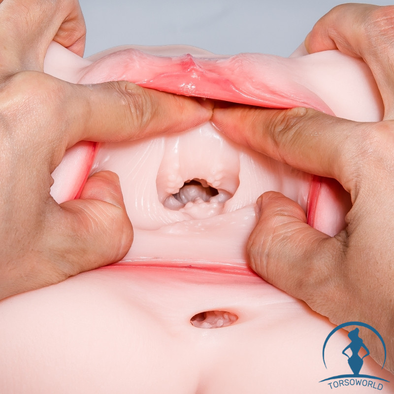 Eileen: 2KG TPE Paar Spielzeug Aiyuan Doll Po Torso Masturbator mit Hautstruktur