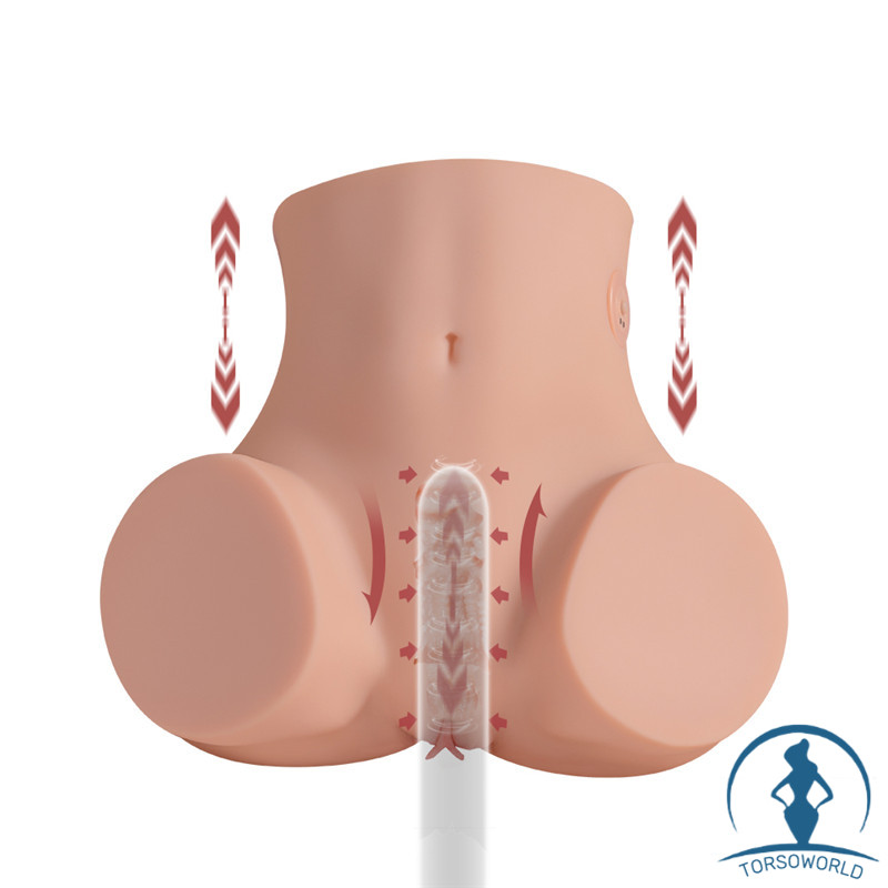 7.45kg Sydni Realistische Vibrierende Großen Arsch TPE Reale Torso Mini Love Doll Kaufen