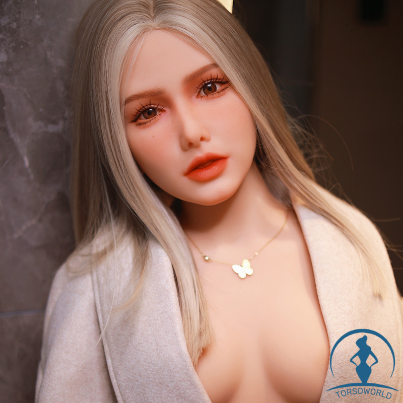 Jana: 77cm C-Cup Realistisch Weiche TPE Großbrüstige Torso Sexpuppe Mit 45 Kopf Firedoll