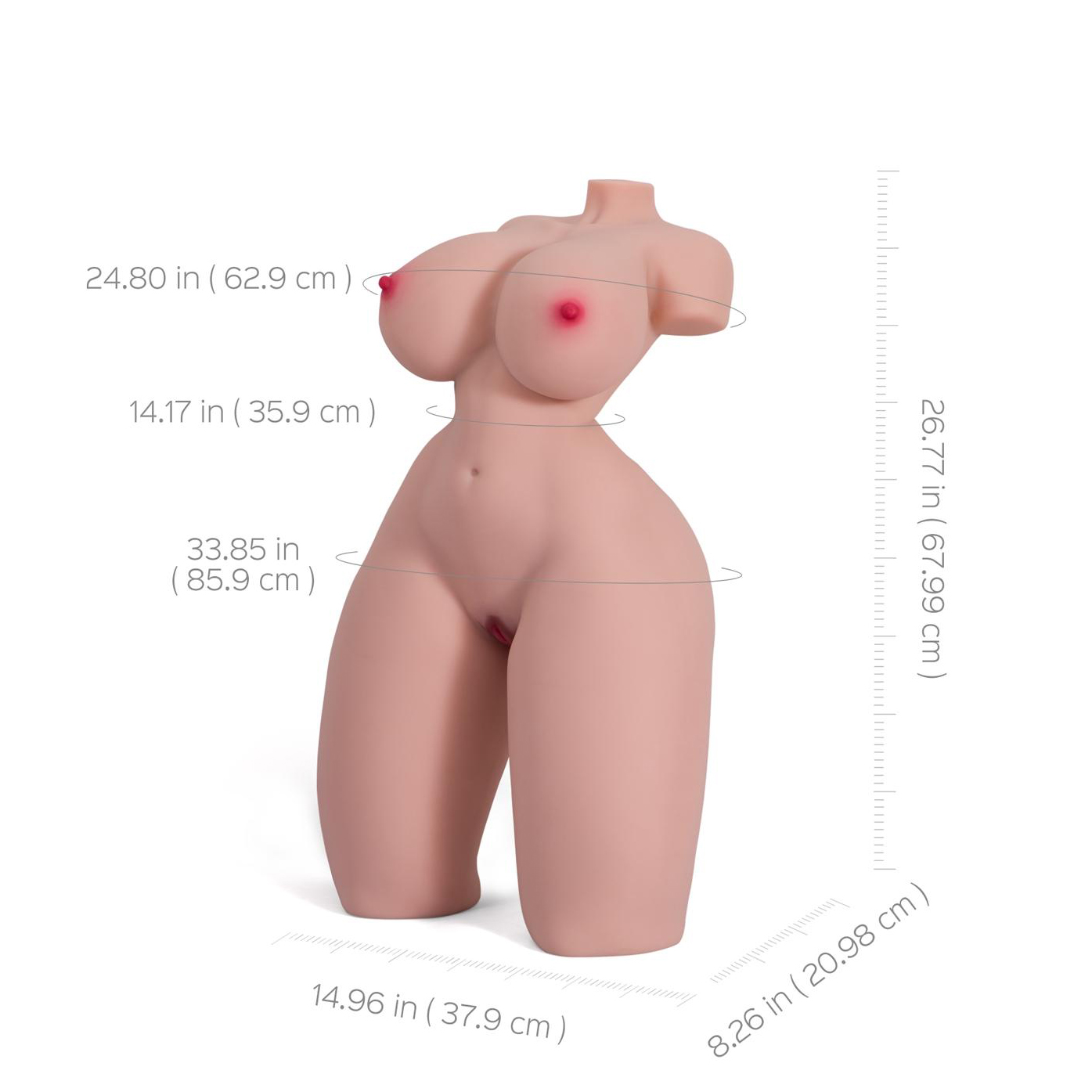 Lauren: 67cm 14.8kg YouQ Sex Torso Doll