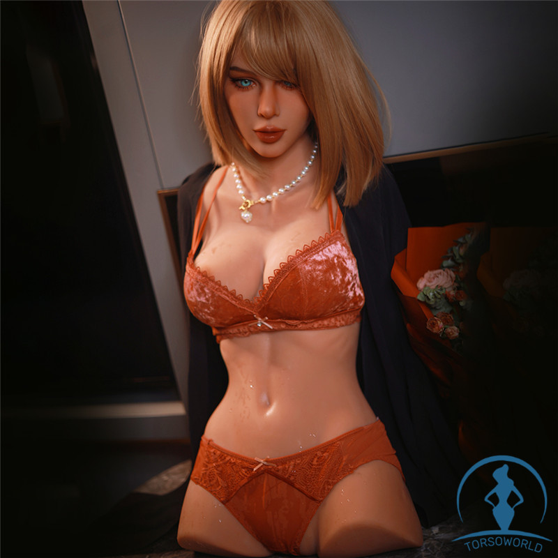 20.5kg Fire Doll 87cm D-Cup Julia #26 Kopf Sex Torso TPE Spielzeug mit Großen Titten