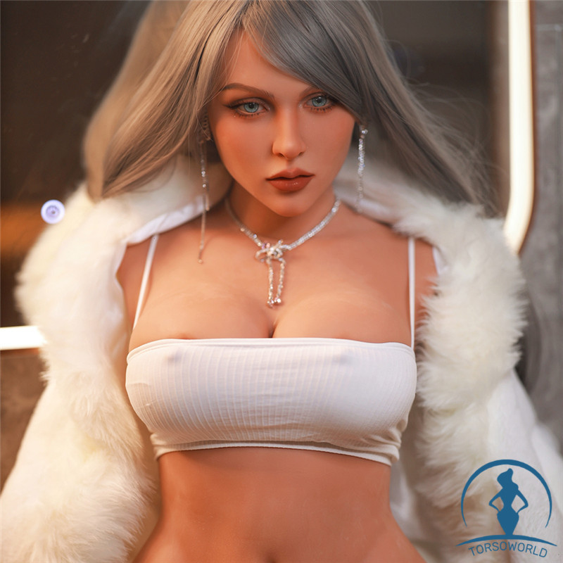 Pauline 86cm G-Cup Realistische Weibliche Torso Sex Puppen Pauline TPE Männliche Masturbatoren Erwachsene Vaginal und Anal Straffung Sexspielzeug B5