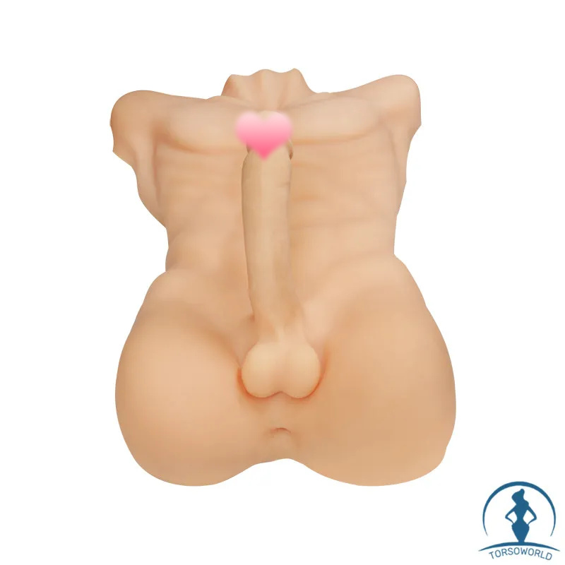 60cm DL Doll Elijah 10.5kg Männlicher TPE Torso Sex Dolls Kaufen Halber Ultraleicht Masturbator