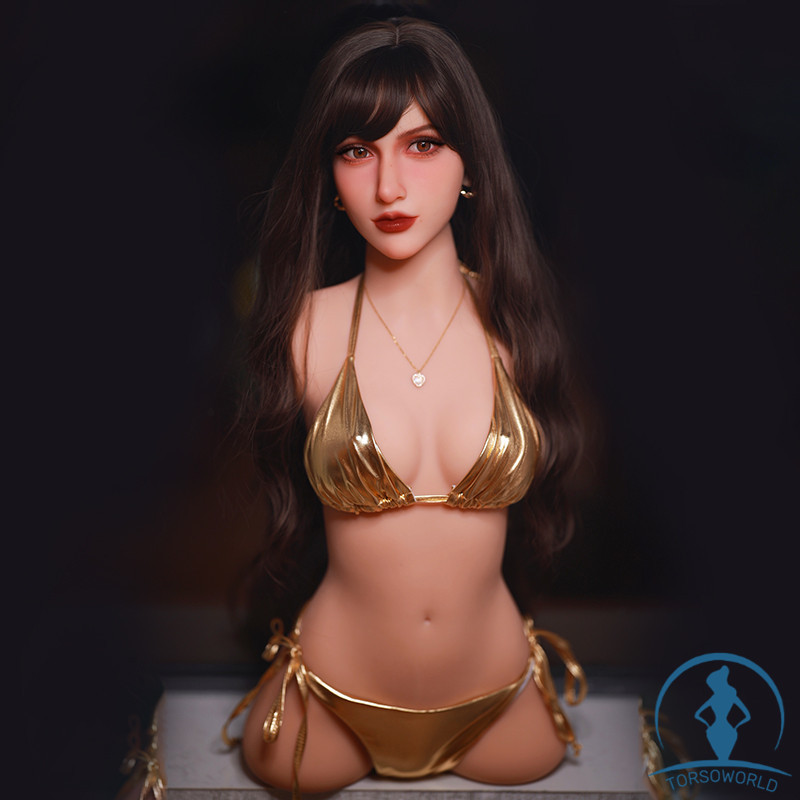 Maja B7 Fire Sex Torso Doll Schlanke C-Cup #54 Kopf Doggy 77cm TPE Sexpuppen