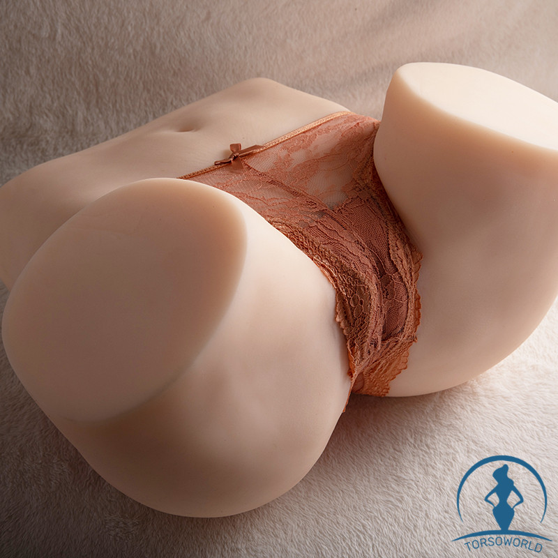 Karoline 13.6KG Pussy Ass Sex Torso Männlicher TPE Pelzige Sexpuppe Aiyuan Doll