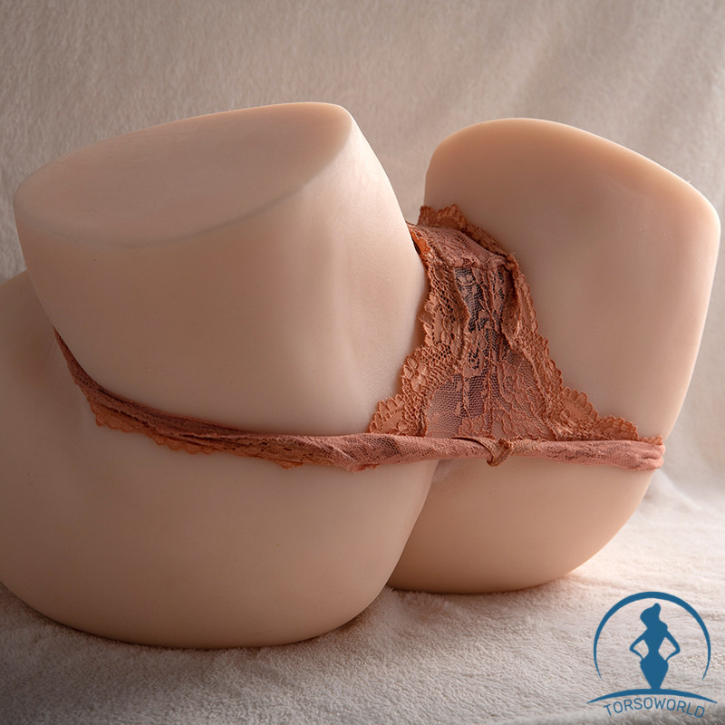 Karoline 13.6KG Pussy Ass Sex Torso Männlicher TPE Pelzige Sexpuppe Aiyuan Doll