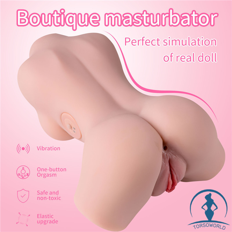 2.4kg Susie Kleine  Brüste Sexdoll Vibrierende Billige Mini TPE Torso Realdoll Yeloly Doll