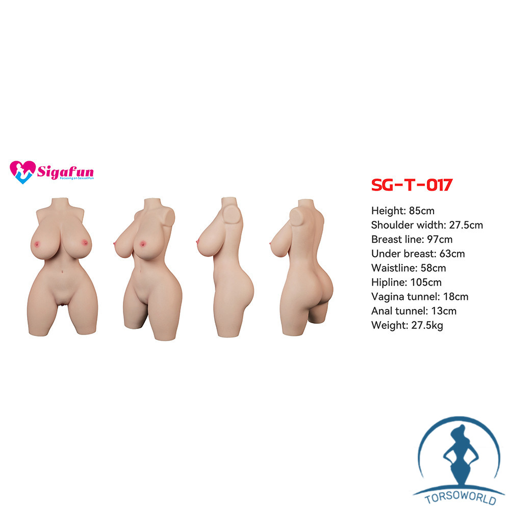 Sigafun Doll Korina BSDM Riesiger Weiblicher Masturbatortorso aus Silikon für Männe Torso Sexspuppe