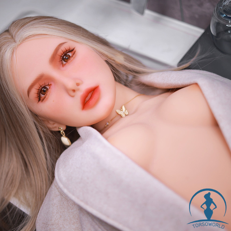 Jana: 77cm C-Cup Realistisch Weiche TPE Großbrüstige Torso Sexpuppe Mit 45 Kopf Firedoll