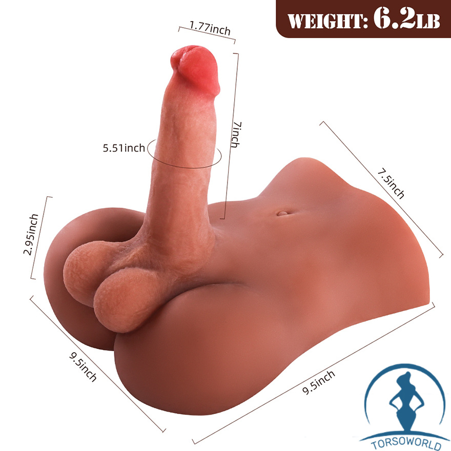 2.5kg Männliche Sex Puppe
