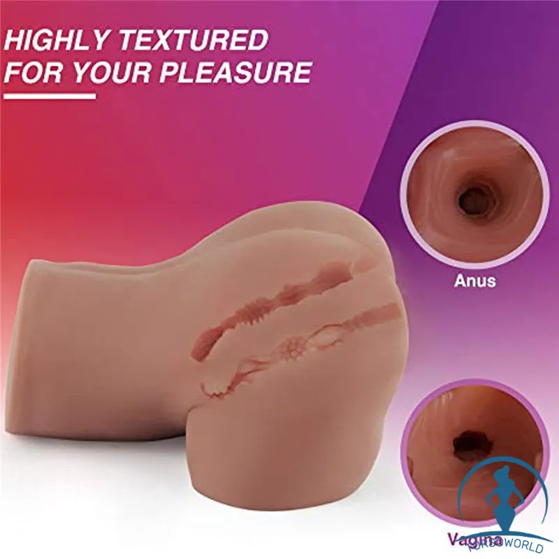 TPE Doggy Style Sex Torso Anal-Masturbator