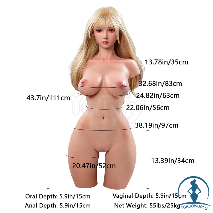 J36 Scarlett Masturbator aus Vollsilikon