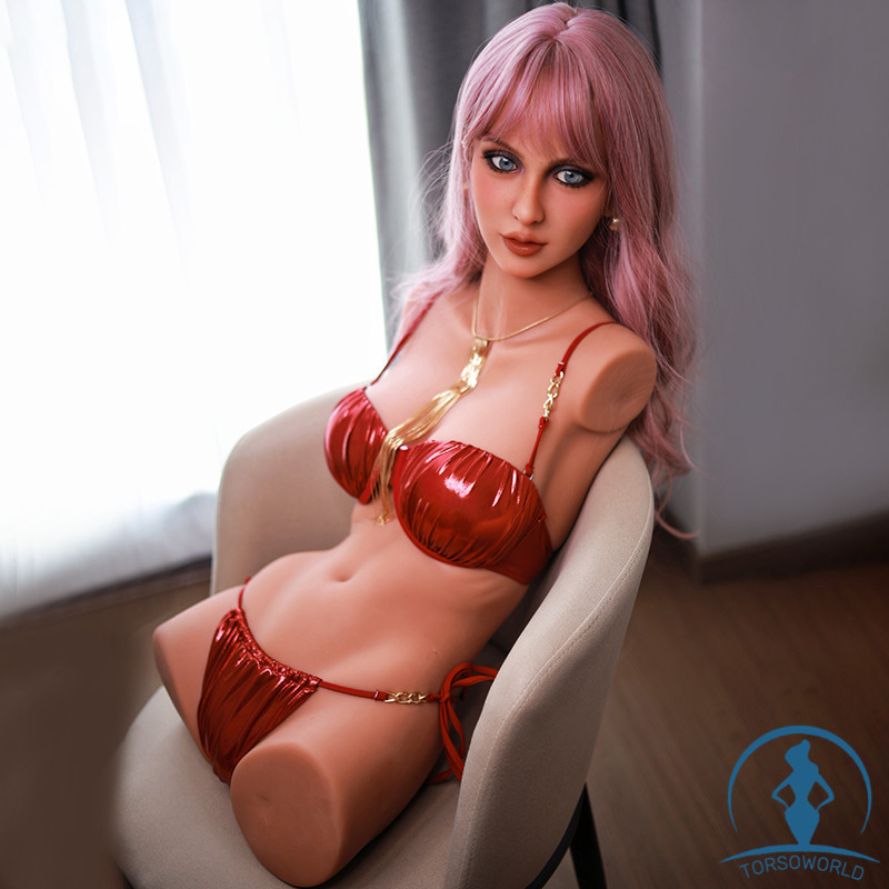 D-Cup Real Doll Torso mit Kopf