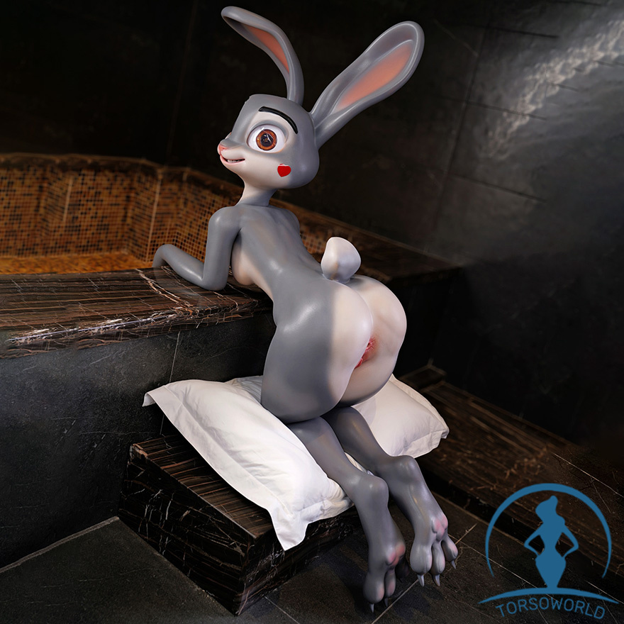 38kg DollsCastle 168CM A Cup Rabbitty Sexpuppe im Anime-Stil