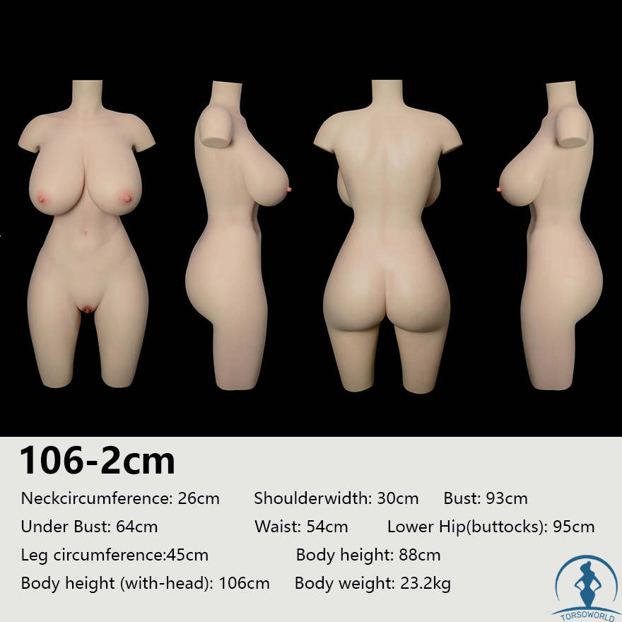 106cm I-Cup Megan Silikonpuppen Torso