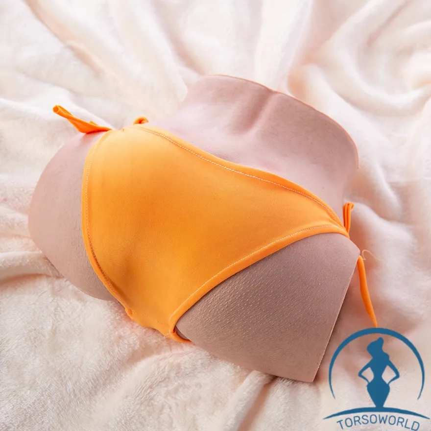 3.7kg Sichtbare Hautdetails Gesäß Xiaoman Qita Lebensechter Silikon Torso Sex Doll
