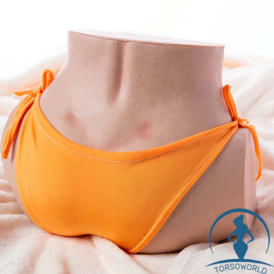 3.7kg Sichtbare Hautdetails Gesäß Xiaoman Qita Lebensechter Silikon Torso Sex Doll