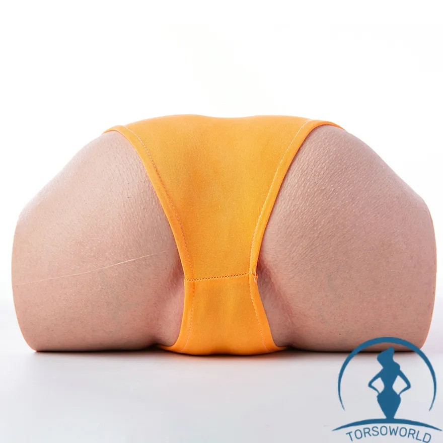 3.7kg Sichtbare Hautdetails Gesäß Xiaoman Qita Lebensechter Silikon Torso Sex Doll
