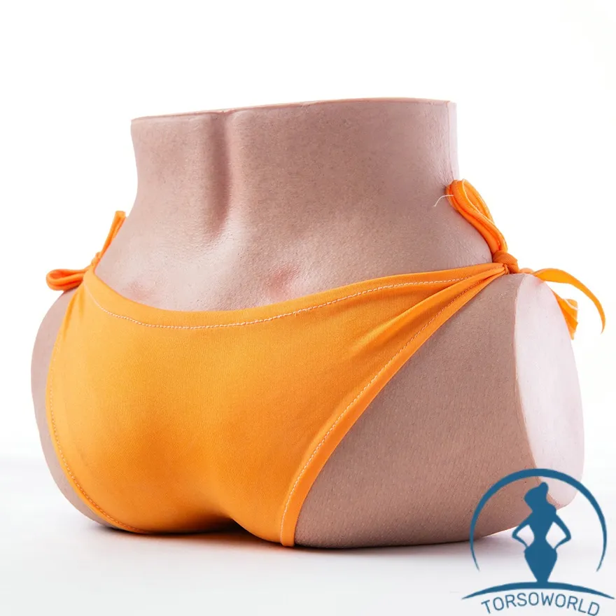 3.7kg Sichtbare Hautdetails Gesäß Xiaoman Qita Lebensechter Silikon Torso Sex Doll