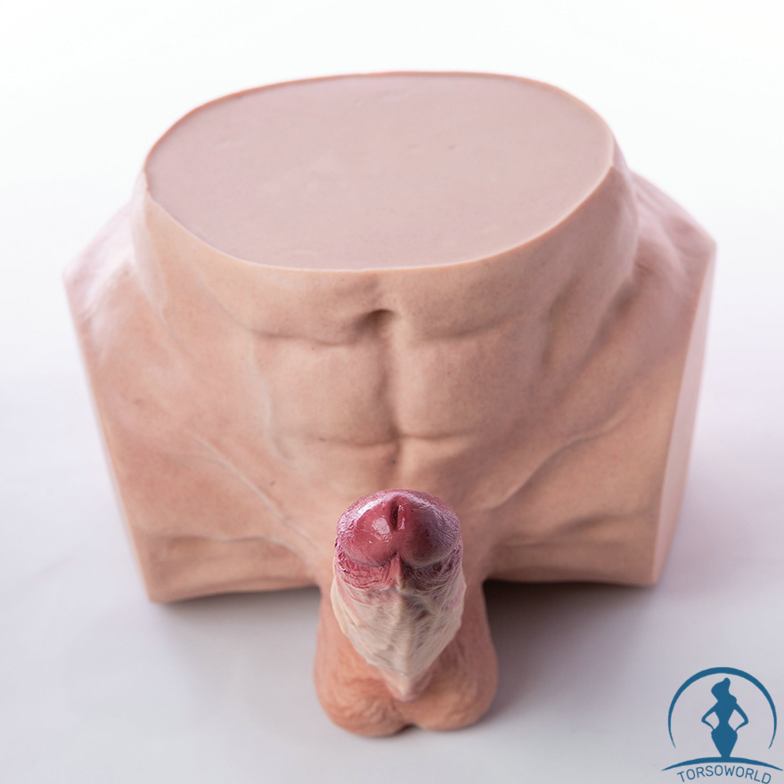 9.6kg Realistische Männliche Gesäßform Xiao Tian  Qita Sexpuppe aus Silikon-Torso die Hautstruktur Nachbildet