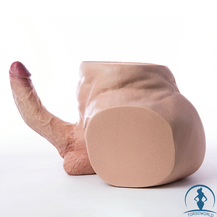 9.6kg Realistische Männliche Gesäßform Xiao Tian  Qita Sexpuppe aus Silikon-Torso die Hautstruktur Nachbildet