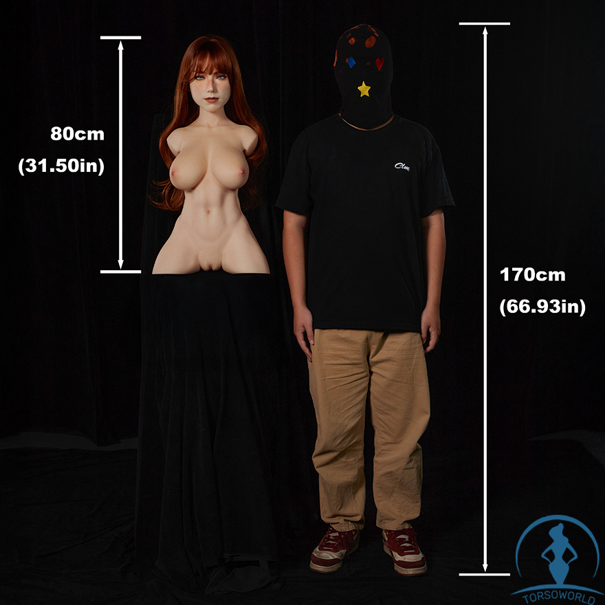 80cm Torso Sex Silikon 14.5kg