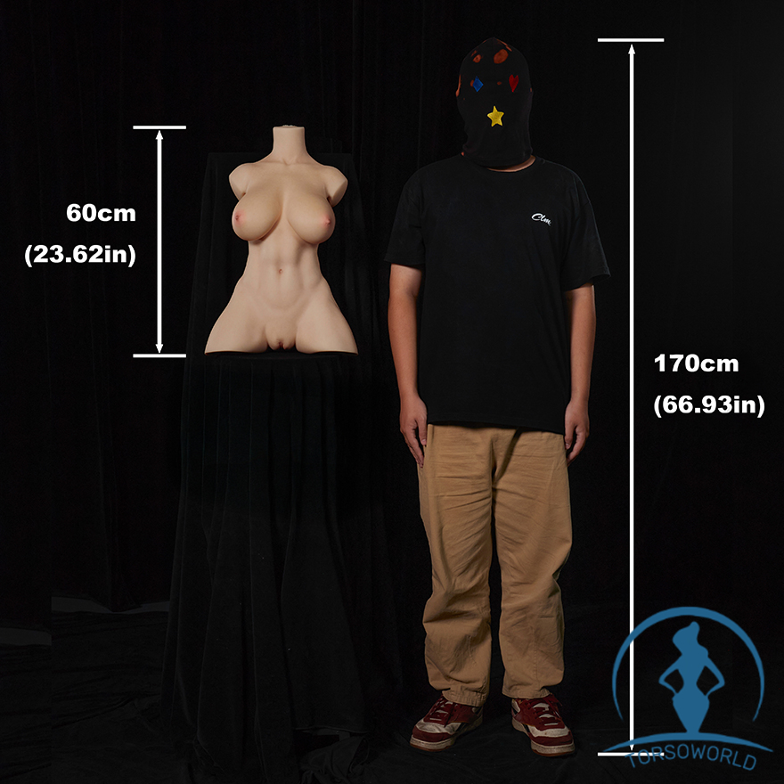 662# Miko Torso Liebespuppe aus Silikon