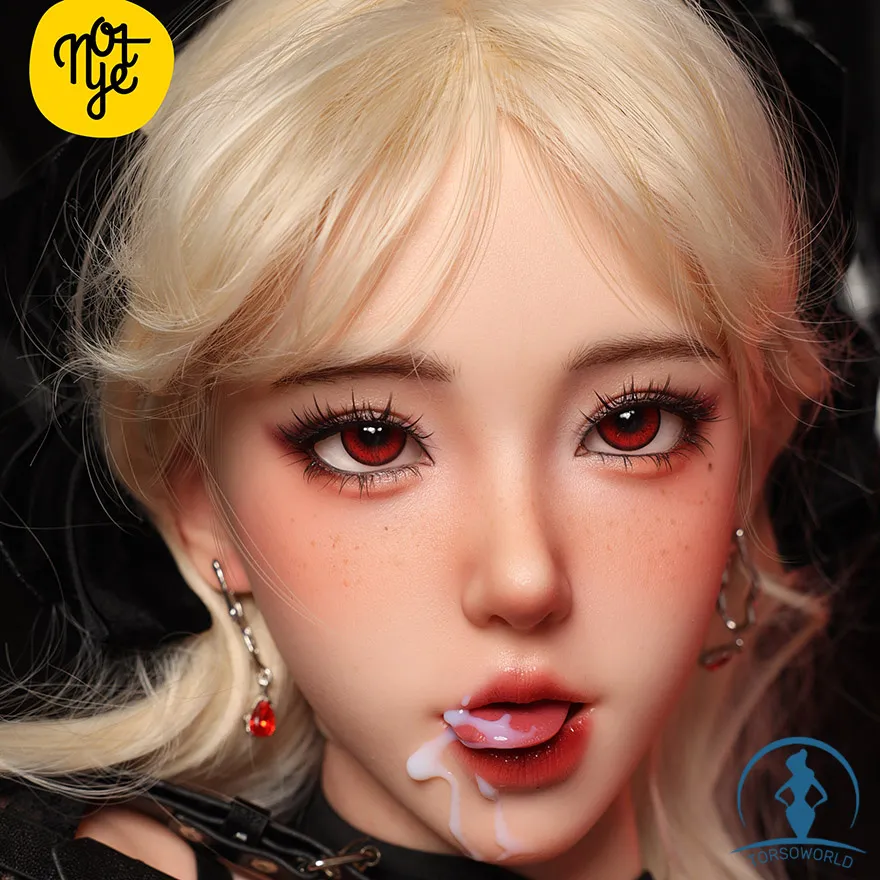 Not ye! Silikon Brüste S5-3 Ultrarealistische Große Brüste Masturbator Torso Kopf mit beweglichem Kiefer und Realistische Hautstruktur