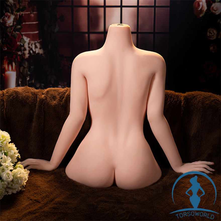 Sex Doll Torso mit kurzen Haaren YouQ YQ-6 72cm ROS-Silikonkopf + TPE Körper
