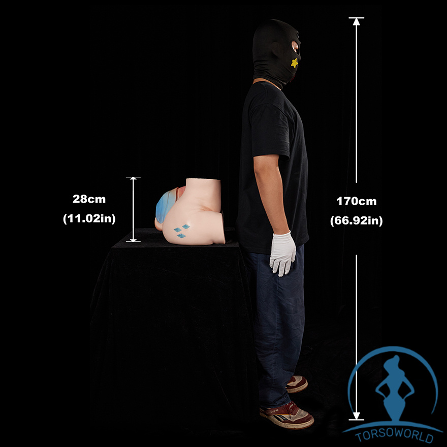 PA-Ray Silikon Sexpuppe Hintern 15.7kg mit Pferdeschwanz