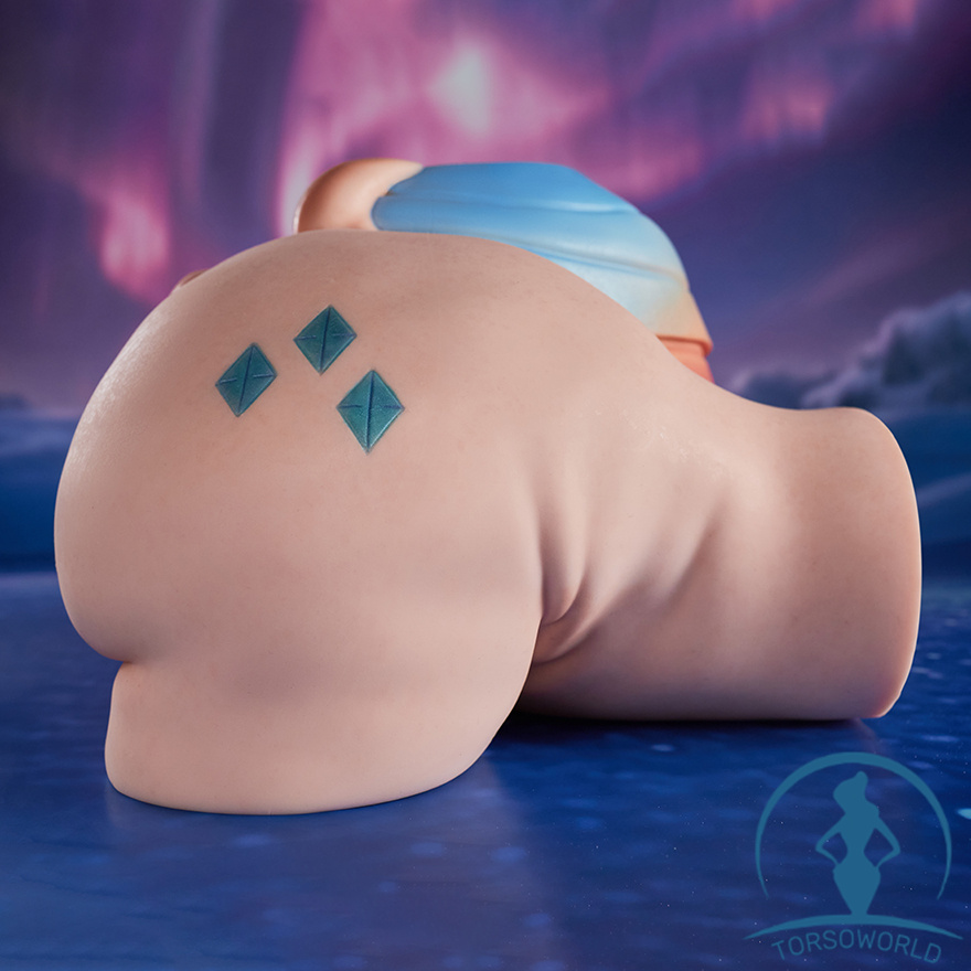 PA-Ray Climax(CLM) Silikon Sexpuppe Hintern 15.7kg mit Pferdeschwanz