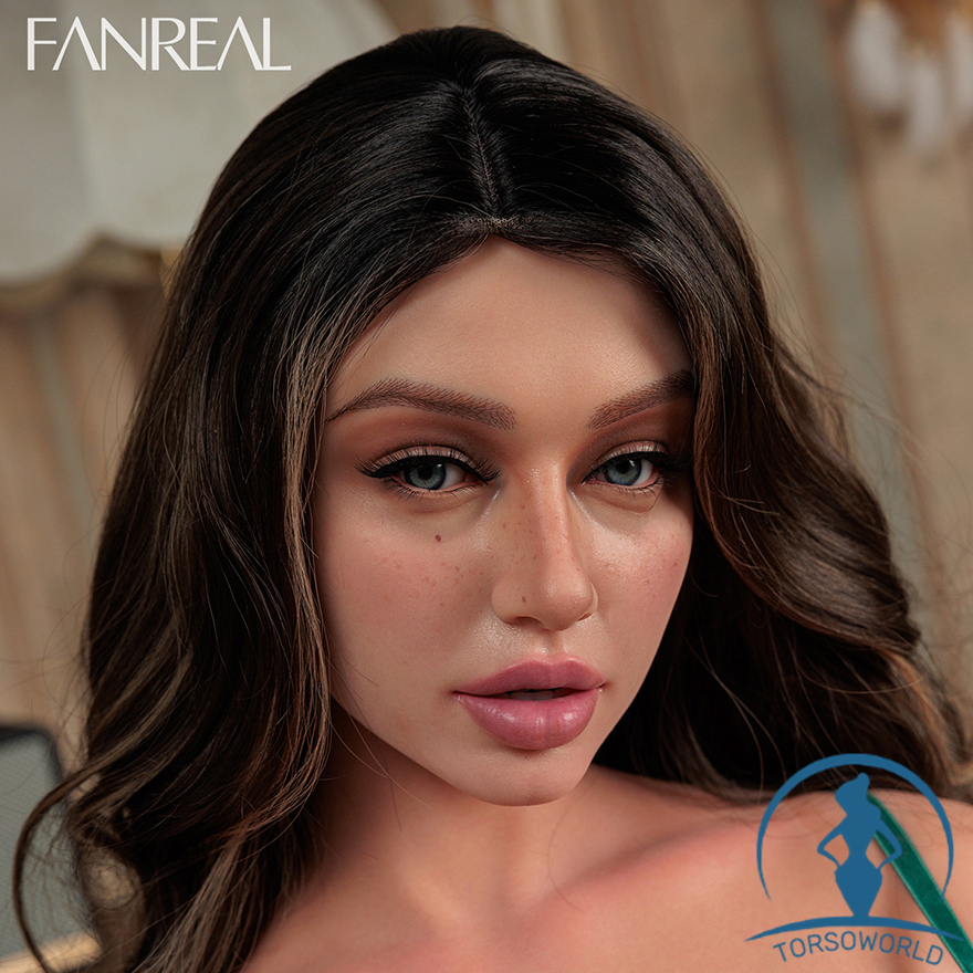 FANREAL T-95 Lila G-Cup Silikon europäische Frauen Sexy doll torso