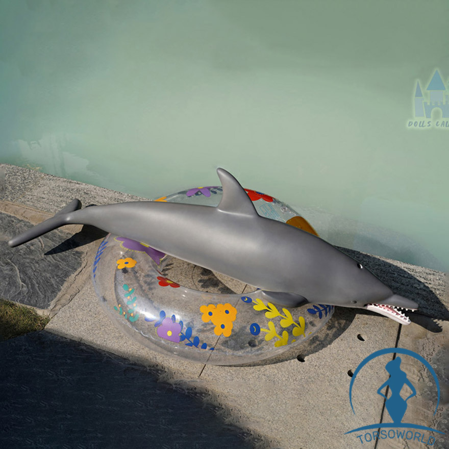 Dolphin: 34 kg DollsCastle 130 cm Silikon-Sexpuppe mit Vagina und Anus