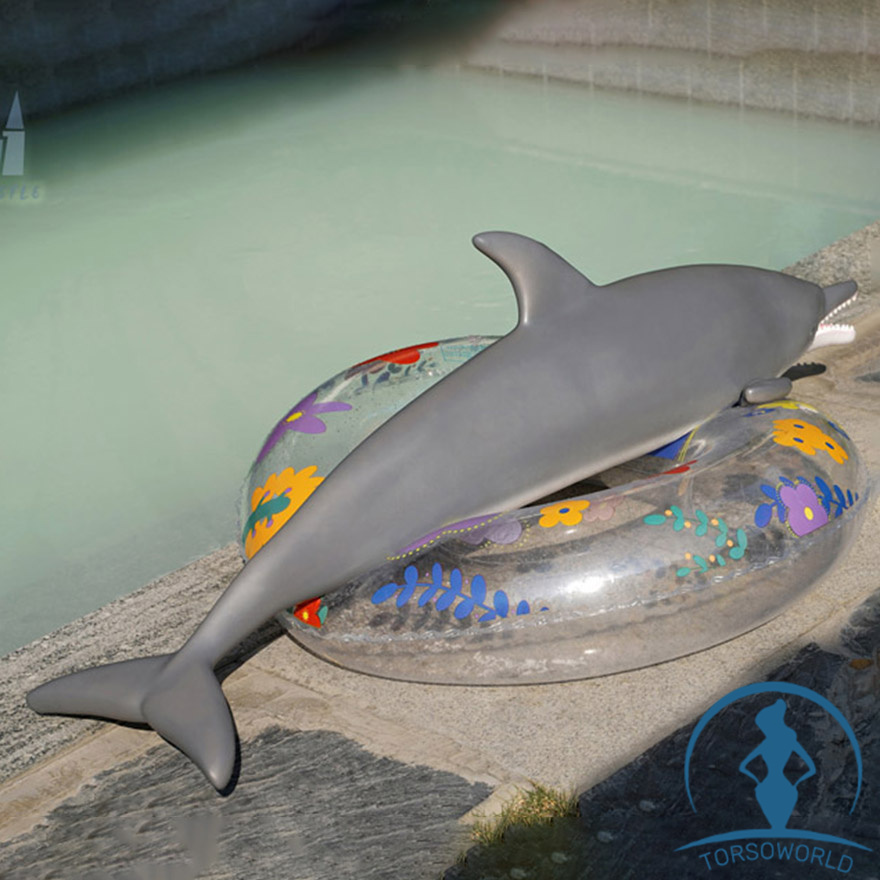 Dolphin: 34 kg 130 cm Silikon-Sexpuppe mit Vagina und Anus