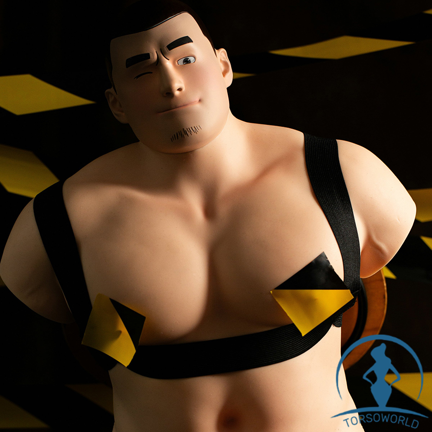 Qita Andy | Körper aus Silikon und Kopf aus Kunstharz Männliche Sexpuppe im Anime-Stil