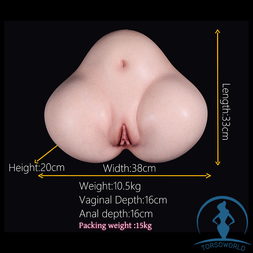 MD Doll T73 10,5 kg üppiges Silikon Gesäß mit Hautstruktur Größentabelle