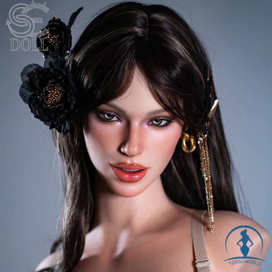 #157SO Aria Knox.A G-Cup Große Brust SE Doll 26kg Hochwertige Torso Silikon Liebespuppen