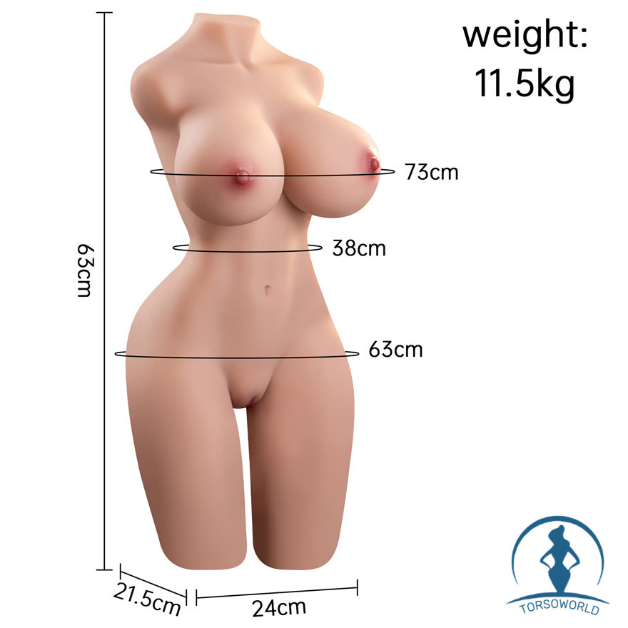 63cm XISE Puppen Torso