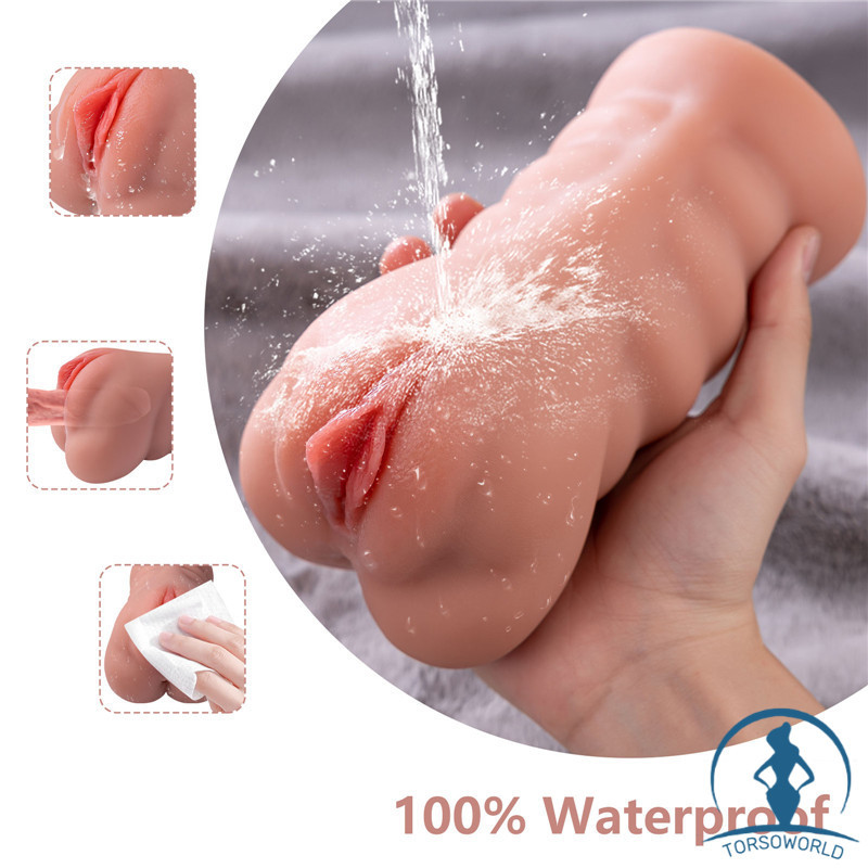 0.99kg Ramarr Taschenmuschi mit Vibrierender Vagina Billige TPE Sexpuppen Torso Yeloly Doll