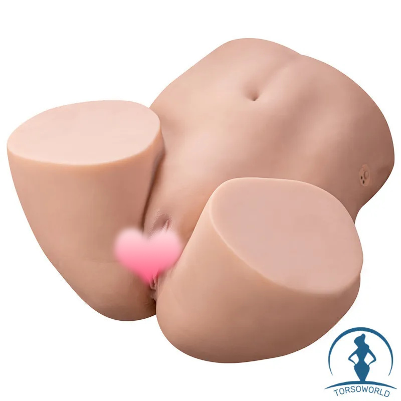 11.6kg Ethel Premium Torso Vibration Großer Arsch Masturbator mit Vagina & Anal XISE Doll (Ohne Anus)