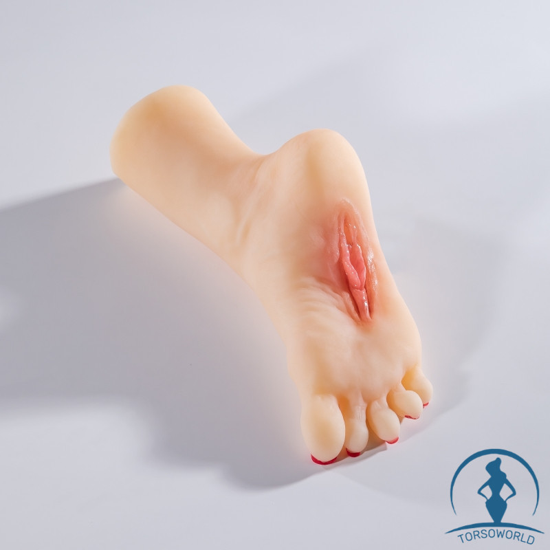 0.87kg TPE Rechtes Bein Sex Torso Spielzeug mit Muschi