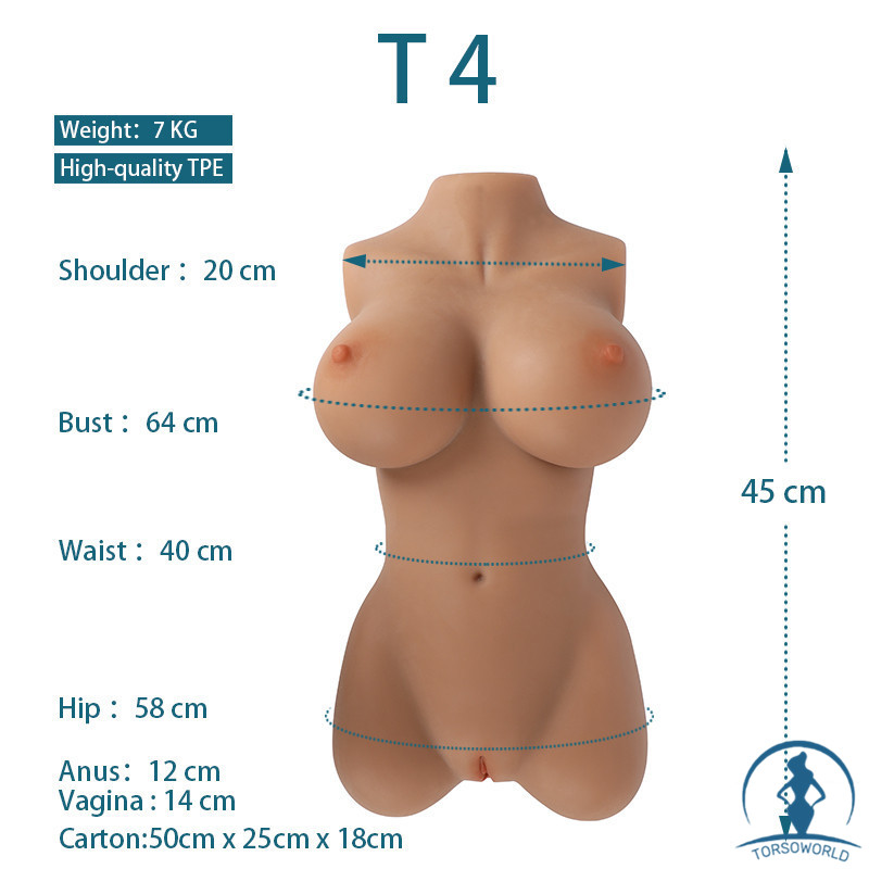 Jarliet Dolls tpe sex doll torso