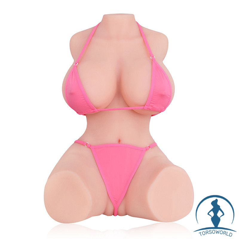 Vidona: Joyotoy Doll 16.8 kg/52cm Weißer oder Olivfarbener Torso Sexpuppe mit Großen Brüsten und Gel-Brust