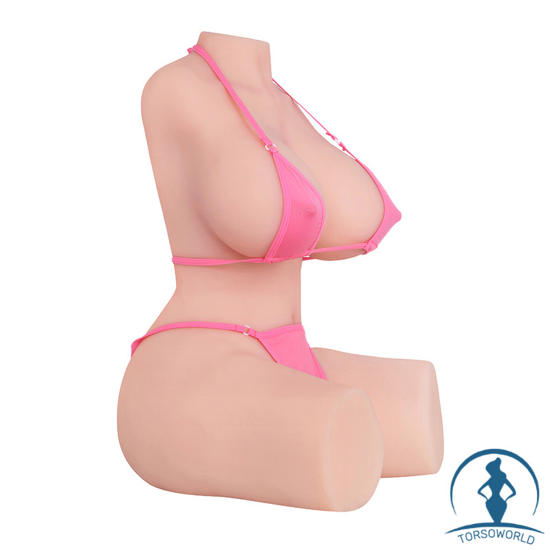Vidona: Joyotoy Doll 16.8 kg/52cm Weißer oder Olivfarbener Torso Sexpuppe mit Großen Brüsten und Gel-Brust