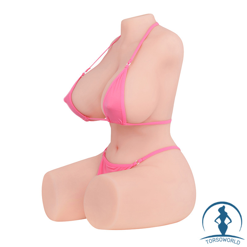 Vidona: Joyotoy Doll 16.8 kg/52cm Weißer oder Olivfarbener Torso Sexpuppe mit Großen Brüsten und Gel-Brust
