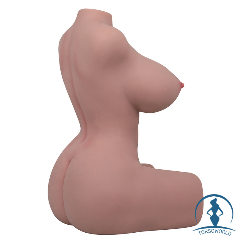 Vidona: Joyotoy Doll 16.8 kg/52cm Weißer oder Olivfarbener Torso Sexpuppe mit Großen Brüsten und Gel-Brust
