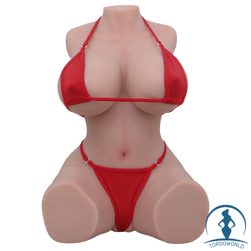 Vidona: Joyotoy Doll 16.8 kg/52cm Weißer oder Olivfarbener Torso Sexpuppe mit Großen Brüsten und Gel-Brust